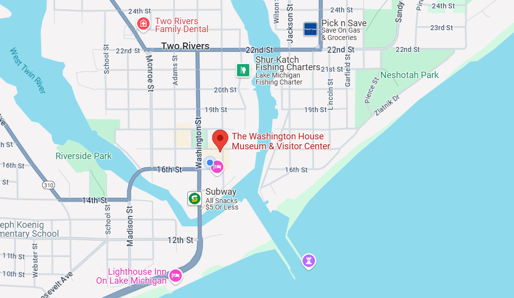 map of museum locations